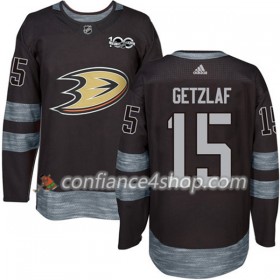 Adidas Maillot de Hockey Anaheim Ducks Ryan Getzlaf 15 1917-2017 100th Anniversary Noir Authentic - Homme